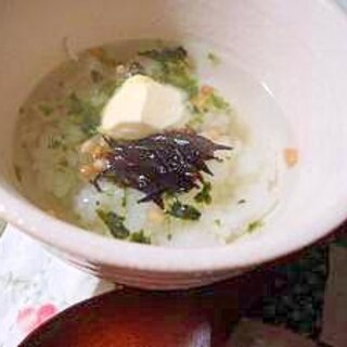 父のお茶漬け　塩こんぶバター